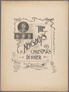 "The Newsboys' Christmas Dinner"